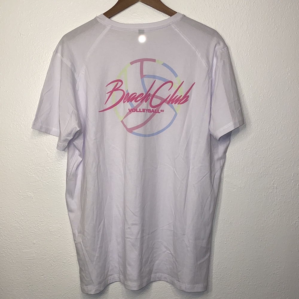 Cotton On Body 100% Organic Cotton Short Sleeve Tee - Beach Club Volleyball